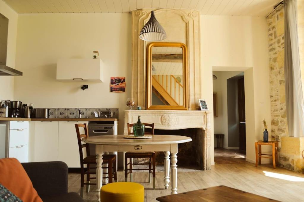 Gite A La Ferme Chaleureux Apartment Civrac-de-Blaye ภายนอก รูปภาพ